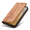 Magnet Fancy Case Case for iPhone 12 Pro Max Pouch Wallet Card Holder Brown