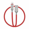 USAMS Kabel power-off U-Sun Lightning czerwony/red 1,9m IPYSUSB203 (US-SJ170)