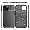 Etui IPHONE 14 MAX Pancerne Shockproof Nexeri Carbon Fiber czarne