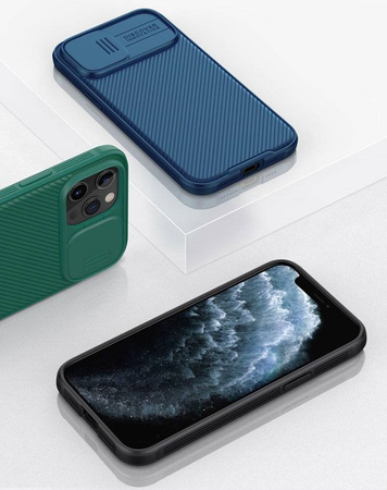 Nillkin CamShield Pro Case pancerne etui pokrowiec osłona na aparat kamerę iPhone 12 Pro / iPhone 12 czarny