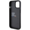 Etui BMW Leather Carbon na iPhone 15 - czarne