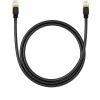 Baseus fast network cable RJ-45 cat.8 40Gbps 1m round - black