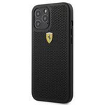 Ferrari FESPEHCP12LBK iPhone 12 6,7" Pro Max czarny/black hardcase On Track Perforated