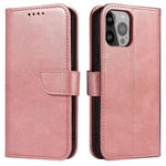 Magnethülle für Samsung S24 Plus mit Klappe und Geldbörse – rosa