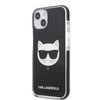 Original Case IPHONE 13 MINI Karl Lagerfeld Hardcase Choupette Head black