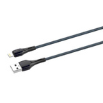 Kabel USB - Lightning LDNIO LS521, 1m (szaro-niebieski)