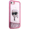 Karl Lagerfeld KLHCI8LNKHCP iPhone 7/8/ SE 2020/2022 pink/pink hardcase Glitter Karl Head