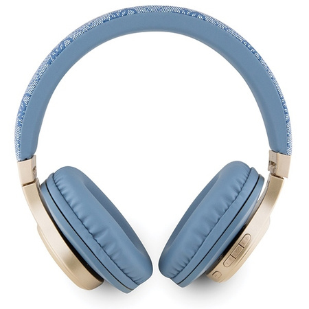 Guess Bluetooth on-ear headphones GUBH604GEMB blue/blue 4G Script