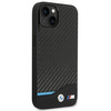 Case BMW BMHCP14S22NBCK iPhone 14 6.1 &quot;black / black Leather Carbon