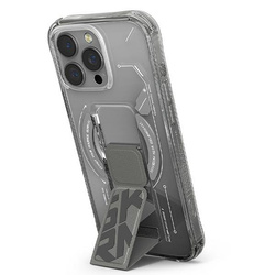 Skinarma etui Helio iPhone 16 Pro Max     6.9" Magnetic Charging + Grip Stand titanium