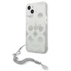 Guess GUHCP13SKSPESI iPhone 13 mini 5,4" srebrny/silver hardcase Peony Chain Collection