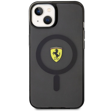 Ferrari FEHMP14SURKK iPhone 14 6.1" schwarz/schwarz Hardcase Translucent Magsafe