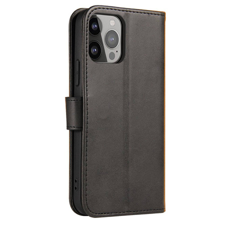 Magnet Case Case für Realme 10 Cover mit Flip Wallet Ständer schwarz