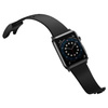 Baseus Slip-Thru pasek opaska bransoleta do Apple Watch 3/4/5/6/SE 38mm/40mm czarny (LBWSE-01)