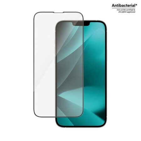 Gehärtetes Glas 5D IPHONE 14 PLUS / 13 PRO MAX PanzerGlass Ultra-Wide Fit Screen Protection Antibacterial Easy Aligner Included (2785)