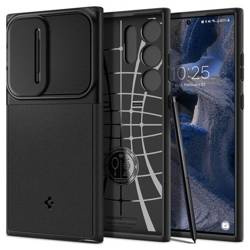 Case SAMSUNG GALAXY S23 ULTRA Spigen Optik Armor black