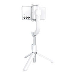 Zestaw / uchwyt selfie z pilotem na bluetooth tripod GIMBAL stabilizator biały SSTR-L08