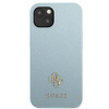 Original Case IPHONE 13 Guess Hardcase Saffiano 4G Small Metal Logo (GUHCP13MPS4MB) blue