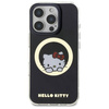 Original Handyhülle IPHONE 16 PRO Hello Kitty Hardcase IML Sweet Kitty MagSafe (HKHMP16LHSWKK) schwarz