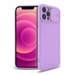 Case SAMSUNG GALAXY A03S Silicone Lens Privacy Slider Camera Cover purple