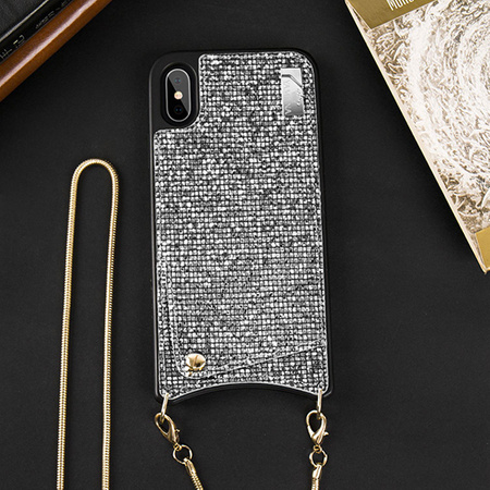 TOREBKA Star Etui do IPHONE XS MAX Srebrna