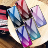 Etui Szklane Glass case Gradient IPHONE 11 PRO MAX niebiesko-różowe