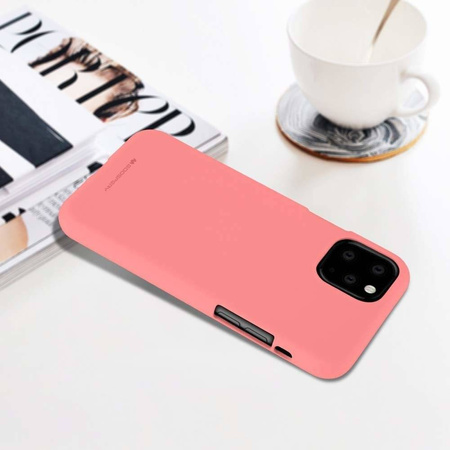 Etui IPHONE 11 PRO Soft Jelly jasny różowy