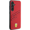 Oryginalne Etui FERRARI hardcase Big SF Perforated FEHCS24SPINR do Samsung Galaxy  S24 Czerwony