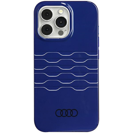 Audi IML MagSafe Case iPhone 13 Pro / 13 6.1" niebieski/navy blue hardcase AU-IMLMIP13P-A6/D3-BE