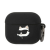 Karl Lagerfeld Silicone NFT Choupette Head 3D - Etui AirPods 3 (czarny)