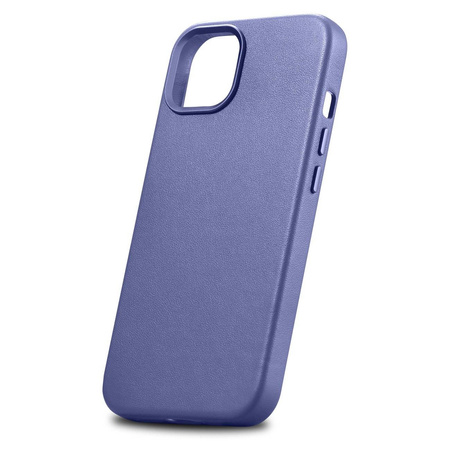 iCarer Case Leather genuine leather case for iPhone 14 hellviolett (WMI14220705-LP) (MagSafe compatible)