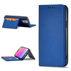 Magnet Card Case for iPhone 13 Pro cover card wallet card stand blue