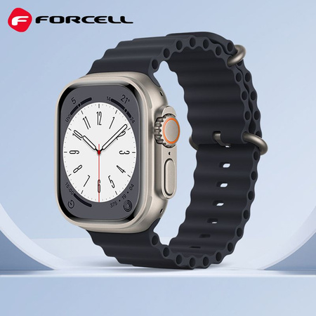 FORCELL F-DESIGN FA12 pasek / opaska do Apple Watch 42/44/45/49mm niebieska