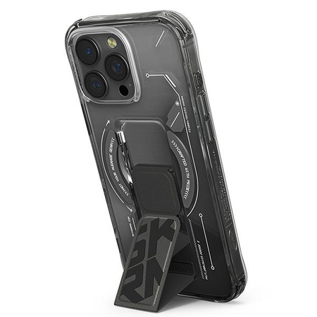 Skinarma etui Helio iPhone 16 Pro Max     6.9" Magnetic Charging + Grip Stand czarny/black