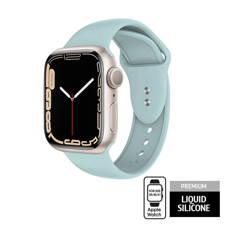 Crong Liquid - Pasek do Apple Watch 38/40/41 mm (miętowy)