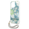 Case IPHONE 13 PRO Guess Hardcase Flower Strap (GUHCP13LHFLSN) green