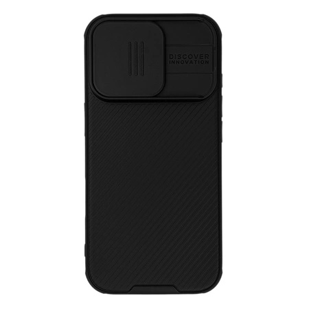 Nillkin CamShield Pro Case for iPhone 16 Pro with camera cover - black