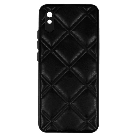 Leather 3D Case do Xiaomi Redmi 9A wzór 3 czarny