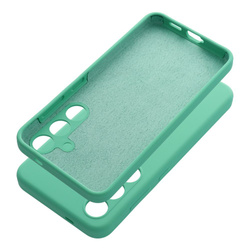 Futerał SILICONE 2mm do MOTOROLA G34 5G miętowy