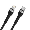 Wozinsky WNBCL1 Lightning / USB-C PD 30W cable 1 m - black