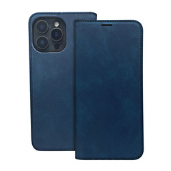 Etui Smart Suede do Samsung Galaxy A06 4G / A06 5G granatowe
