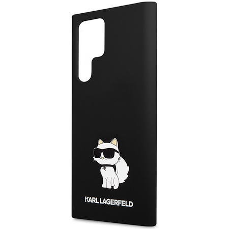 Karl Lagerfeld nakładka do Samsung Galaxy S24 Ultra KLHCS24LSNCHBCK czarna HC SILICONE NFT CHOUPETTE