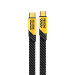 WEKOME WDC-192 Mecha Series - Kabel połączeniowy USB-C do USB-C 100W Fast Charging 1.2 m (Żółty)