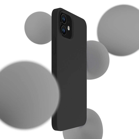 Apple iPhone 12 - 3mk Hardy Silicone MagCase Black