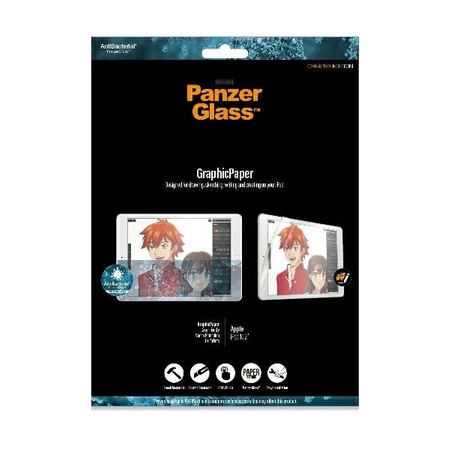 Protective Film IPAD 10.2 2019 / 2020 / 2021 PanzerGlass GraphicPaper Anti Glare Case Friendly Antibacterial