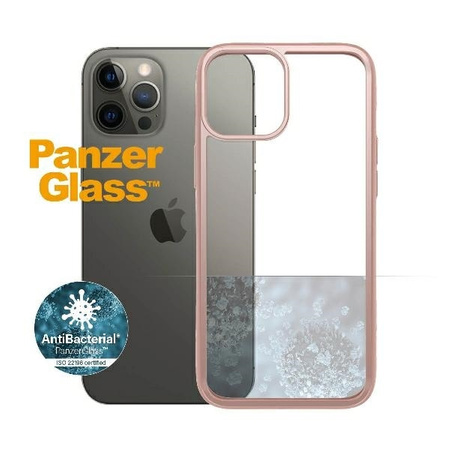 Case IPHONE 12 PRO MAX PanzerGlass ClearCase Rose Gold AB