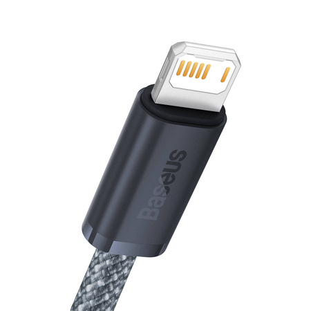 Baseus iPhone USB cable - Lightning 2m, 2.4A gray (CALD000516)