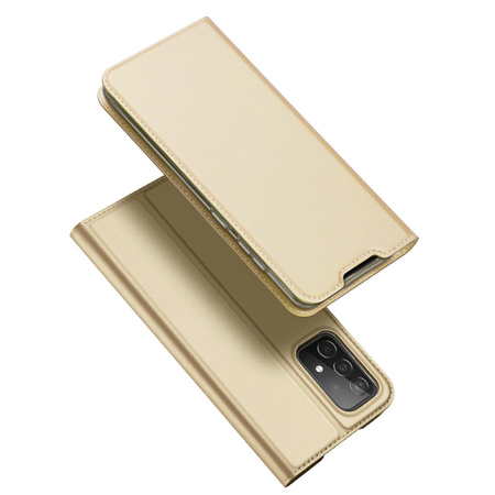 Dux Ducis Skin Pro Holster Cover Flip Cover für Samsung Galaxy A73 gold