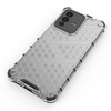 Honeycomb case armored cover with a gel frame for Vivo V23 5G transparent