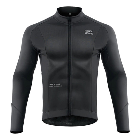 Rockbros 15400002002 long sleeve cycling jersey autumn/winter M - black